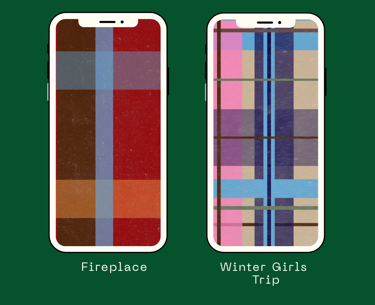 11 x Cozy Festive Mobile Wallpaper (9 Digital downloads) + 2 BONUS Wallpapers